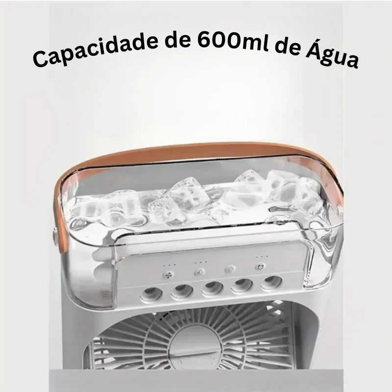 Ventilador Refrigerador E Umidificador De Ar Portátil