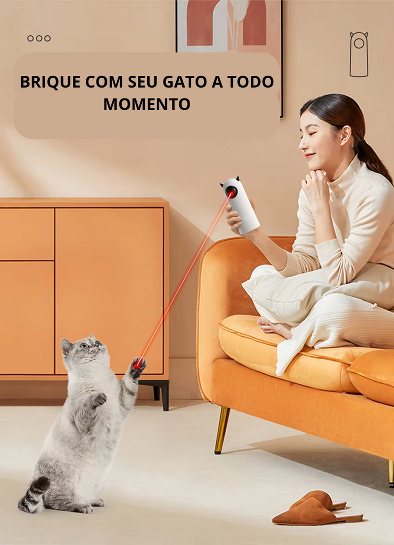 Brinquedo inteligente a laser para animais de estimação PRO